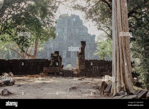 Koh Ker Temple In Cambodia Stock Photo Alamy