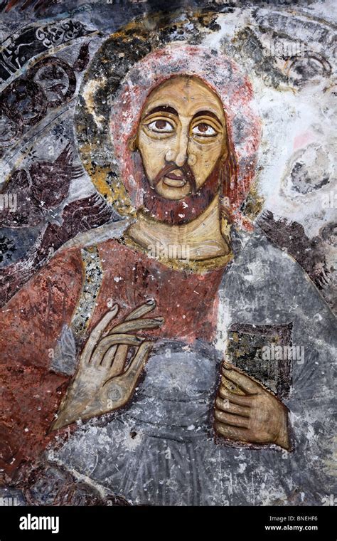 Painted Ceiling Inside The Sumela Monastery Trabzon Province Turkey