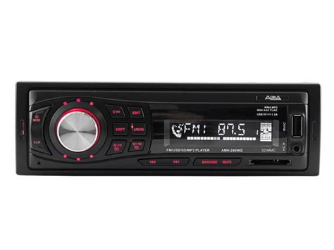 Автомагнитола MP3/USB/SD AURA Aura AMH-240WG USB-ресивер, зелёная ...