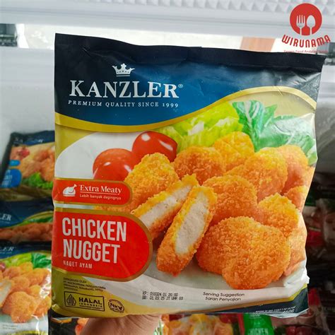 jual kanzler original premium chicken nugget  gr nuget ayam frozen