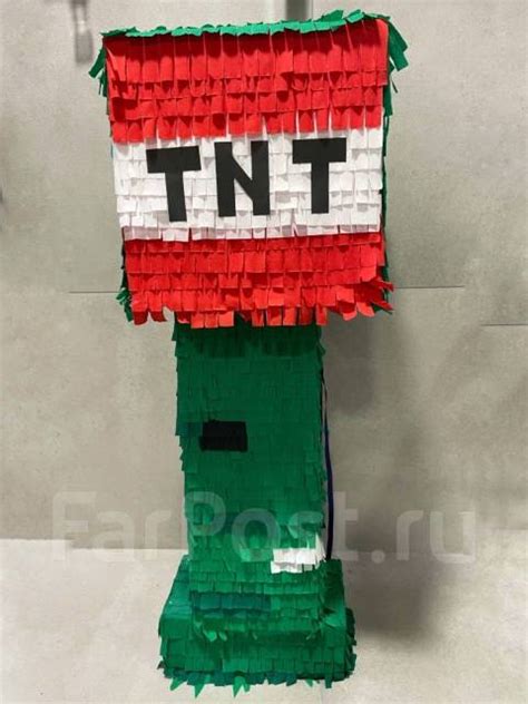 Пиньята Майнкрафт Крипер, новый, под заказ. Цена: 1 800₽ во Владивостоке
