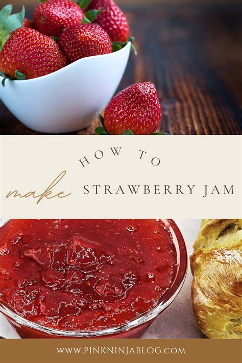 Strawberry Jam Small Batch Recipe Pink Ninja Blog
