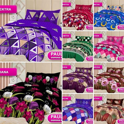 Jual Sprei Seprai Paulina Disperse D By Bonita All Varian Motif