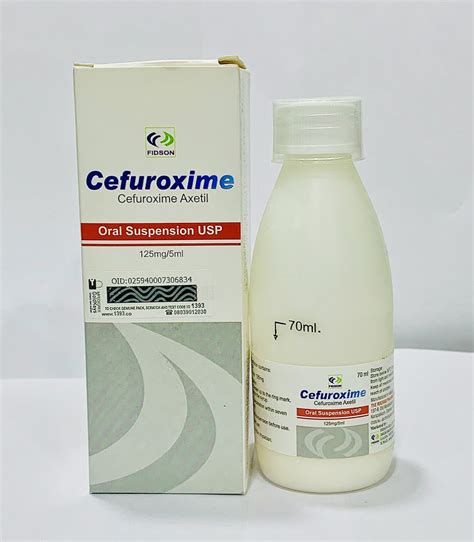 fidson cefuroxime suspension  ml medecify