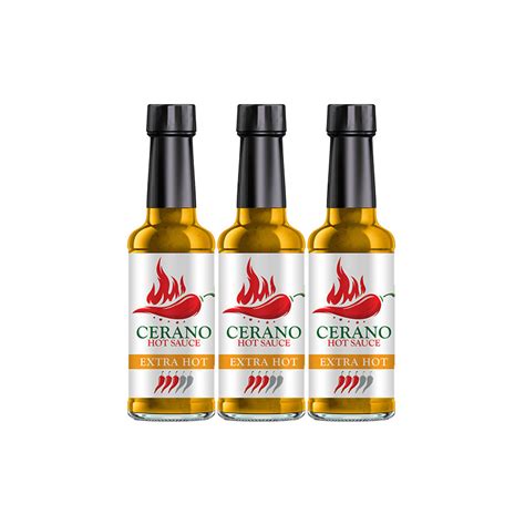 Extra Hot 3 Pack Ceranosauce