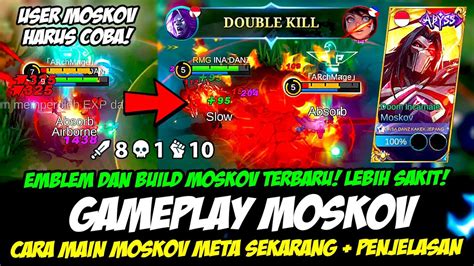 BUILD MOSKOV TERBARU TERSAKIT CARA MAIN MOSKOV META SEKARANG TUTORIAL