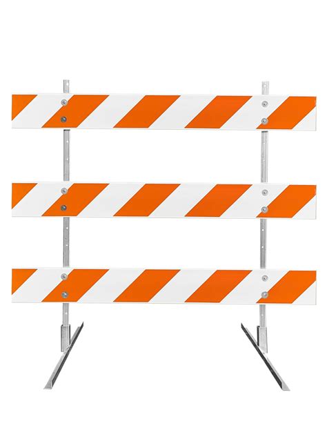 angle iron type iii barricade  tall galvanized steel tss