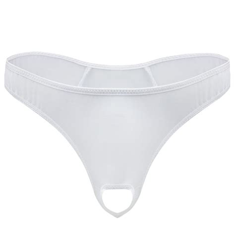 Sexy Men Lingerie Penis Hole Underwear Micro Thong Bikini Briefs G String Bikini Ebay