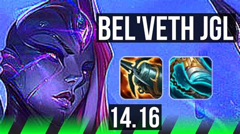 BEL VETH Vs LEE SIN JGL 8 0 1 1800 Games Legendary EUW Master