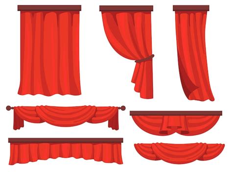 Stage Curtains Closed Clipart