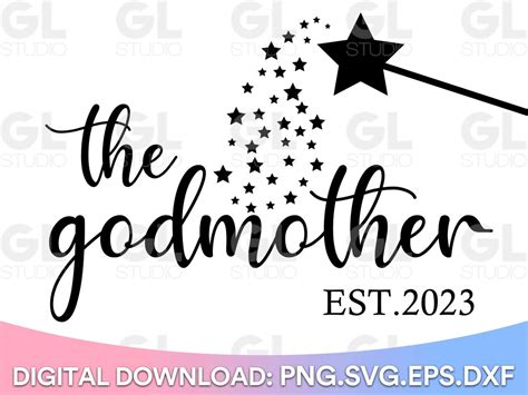 The Godmother Svg Godmother Svg Godmother Established 2023 Svg