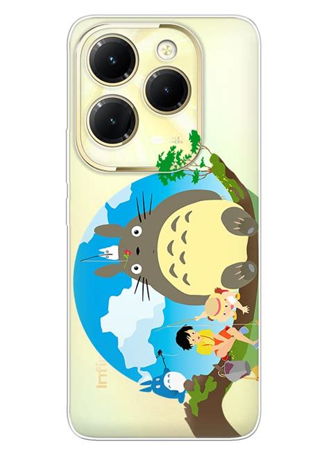 Infinix Hot чохол Мій сусід Тоторо із прозорого силікону