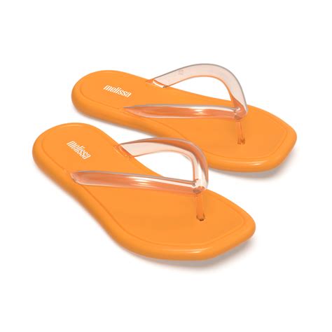 Melissa Airbubble Flip Flop Laranja 33771lj Menina Shoes