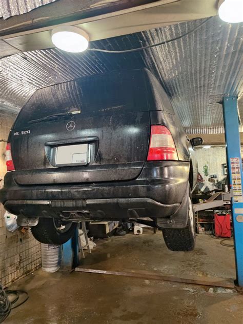 Подвесной кардана и пружины — Mercedes-Benz M-Class (W163), 3,2 л, 2002 ...