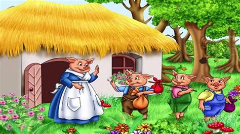 Desenho Do Lobo Mau E Os Três Porquinhos - Os Tres Porquinhos E O Lobo Meio Mau