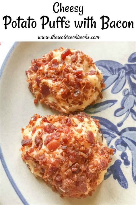 Cheesy Potato Puffs Recipe with Bacon - These Old Cookbooks