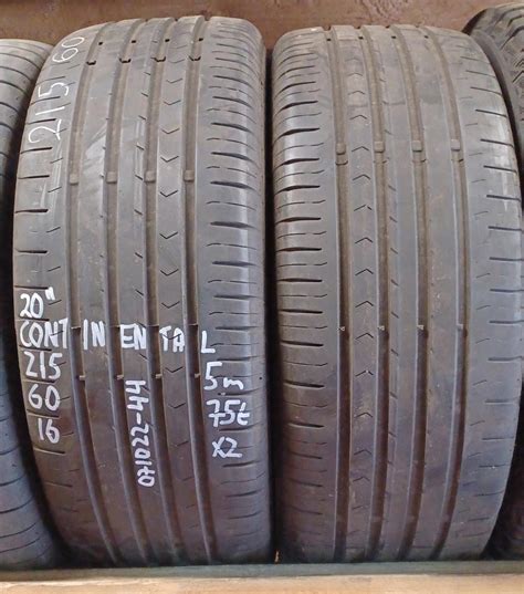 215/60R16 Continental kesä 5mm / 4V35 - Rengaskirppis