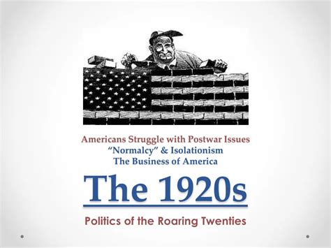 PPT Postwar Issues And Evolution Of American Society In The 1920s