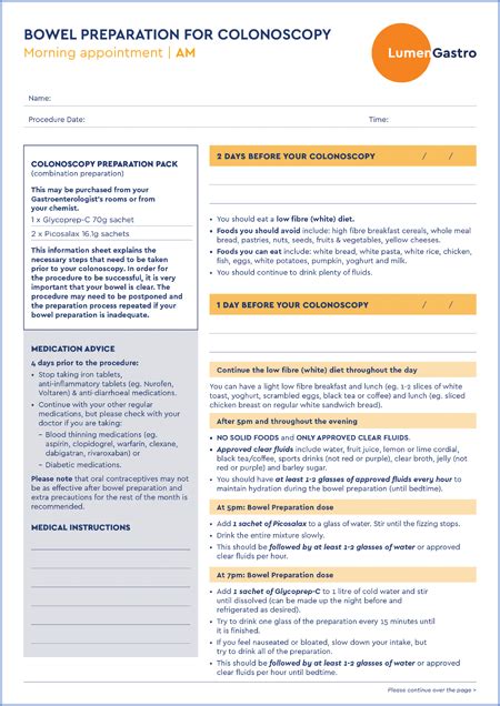 bowel preparation lumen gastroenterology  hutt street adelaide