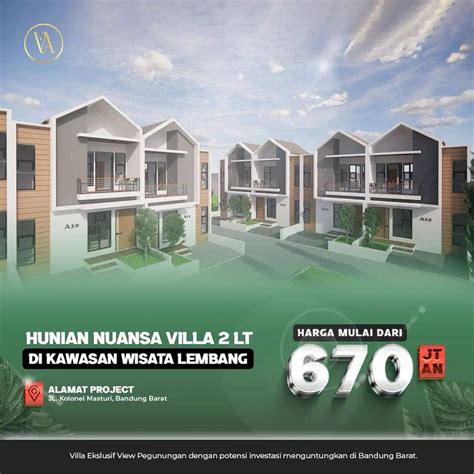 Rumah Exclusive Dalam Cluster Konsep Villa Dijual Rumah Apartemen