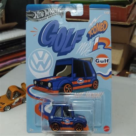 Hotwheels Volkswagen Golf Mk Tooned Gulf Hot Wheels Vw Golf Mk