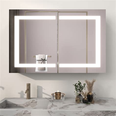 Buy MIRPLUS36 X 24 Inch Medicine Cabinet With Mirror Lights Surface