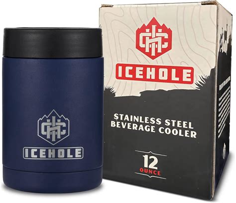 ICEHOLE Enfriador de latas 4 en 1 Soporte de bebidas aislado al vacío