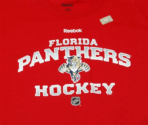 Florida Panthers Reebok Empty Net Nhl Team Logo Hockey T Shirt M Xl