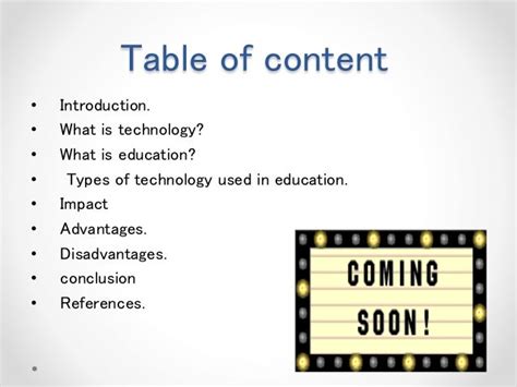 Impact Of Technology On Education