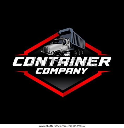 Trucking Company Emblem Logo Vector Isolated Stock Vector Royalty Free