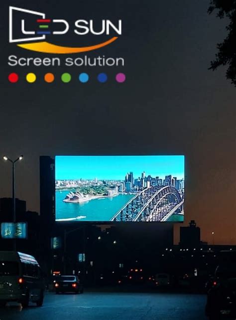 LED screen installation