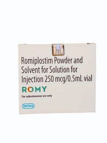 Intas Romy 250 Mcg Romiplostim Powder Injection At Rs 2450 Vial In Gurugram