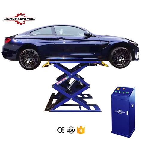 Jintuo Car Hoist Mid Rise Scissor Auto Lift Kg Car Lift Vehicle