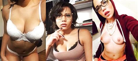 Brassiere Chest Lingerie Glasses Porn Pic