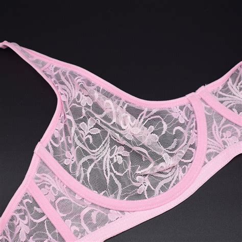 Hot Womens Bra Sexy Lingerie Unpadded See Through Lace Brassiere Bras Underwear Ebay