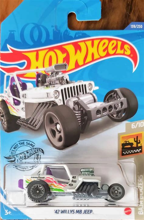 Hot Wheels Baja Blazers 42 Willys MB Jeep Universo Hot Wheels
