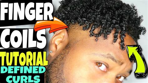 How To Finger Coil Get Super Defined Curly Hair Youtube