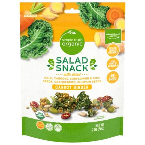 Simple Truth Organic Carrot Ginger Salad Snack 2 Oz Kroger