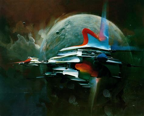 John Berkey Spaceship Illustration Space Art