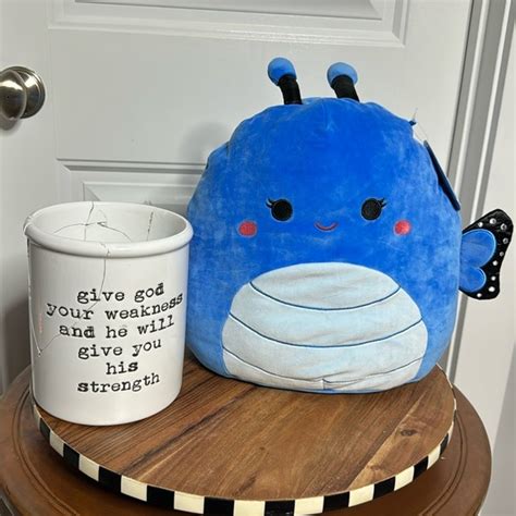 Squishmallows Toys Waverly The Blue Butterfly Squishmallow With Detailed Wings Size 2 Inch