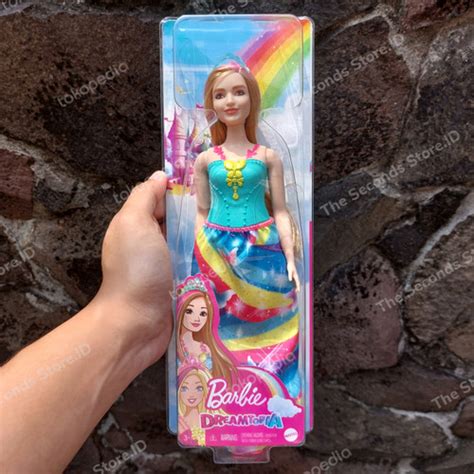 Jual Barbie Dreamtopia Princess Curvy Doll Blonde With Pink Hairstreak Jakarta Barat