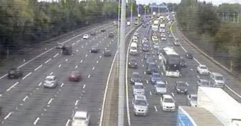 M25 Three Car Crash Blocked Lane Near Staines Surrey Live