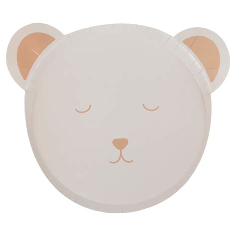 Teddy Bear Plates Npc Amscan Asia Pacific