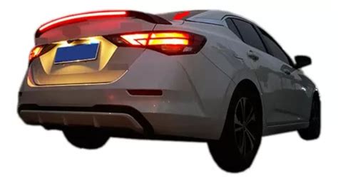 Spoiler Alerón Iluminado Led Nissan Sentra 2020 2021 2022 en venta en