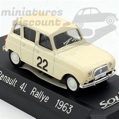 Renault 4L Blanche 22 Solido 1 43ème en boite