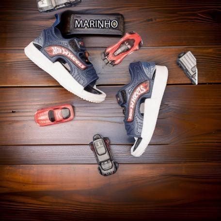 Andalia Infantil Masculina Sapato Menino Papete Hot Wheels Shopee Brasil