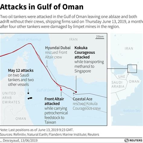 Iran was behind attacks on Oman Gulf tankers, US says - ABC News