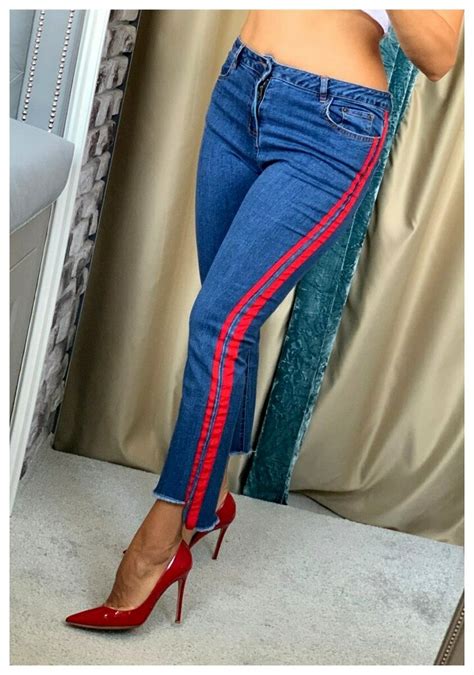 Джинсы с лампасами женские с чем носить - 90 фото