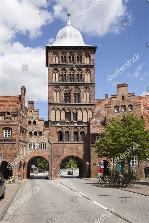 Late Gothic Era Castle Gate Lubeck Editorial Stock Photo Stock Image