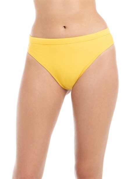 Bikini amarillo con pretina Especialistas en trajes de baño Samia